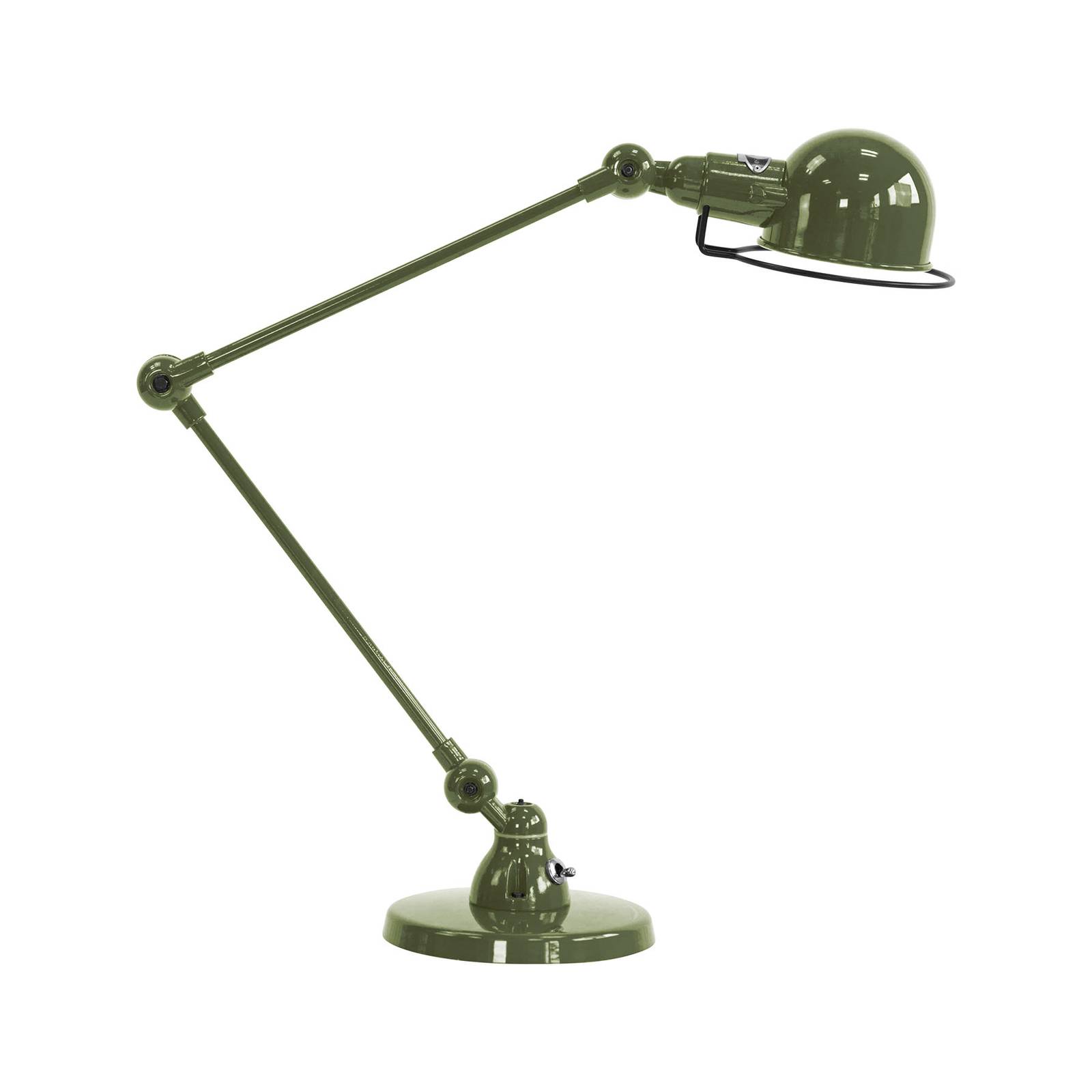 Jieldé Signal SI333 Tischlampe mit Fuß, olivgrün von Jieldé
