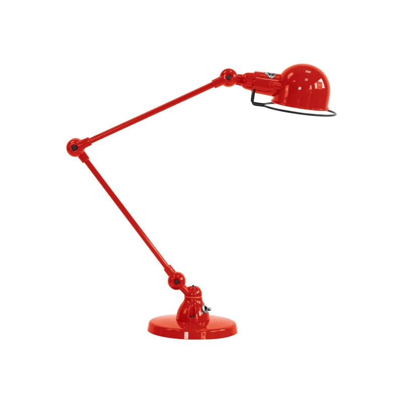 Jieldé Signal SI333 Tischlampe mit Fuß, rot von Jieldé