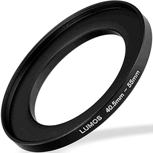 Lumos Step up Ring 40.5-55 - Metall Filteradapter matt schwarz - von Kamera Objektiv mit 40.5mm Filtergewinde auf 55mm Filter - Zubehör Adapter von Jieyongxiang