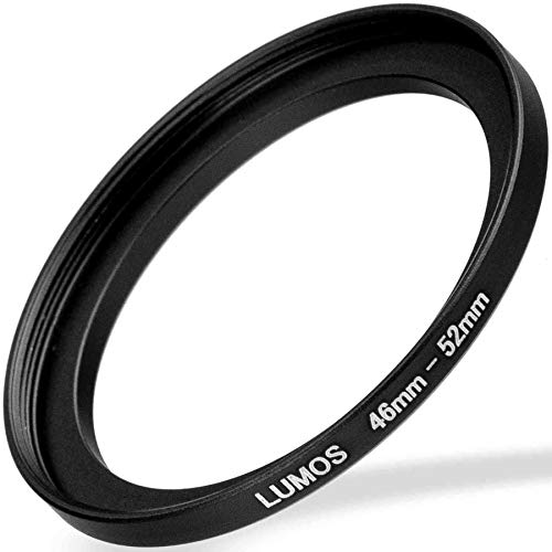 Lumos Step up Ring 46-52 - Metall Filteradapter matt schwarz - von Kamera Objektiv mit 46mm Filtergewinde auf 52mm Filter - Zubehör Adapter von Jieyongxiang