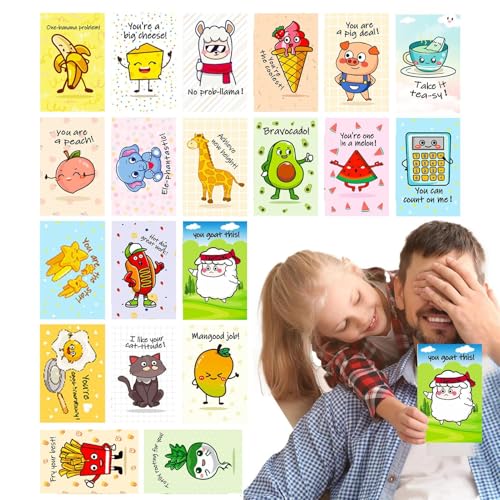 Jiimhte Cartoon-Postkarte für Kinder, 20 x Cartoon-Design, humorvoll, niedliches Muster, Partyzubehör für Familie, , Mädchen, Kinder, Studenten, Lehrer Jiimhte Cartoon-Postkarte für Kinder, 20 x Cartoon-Design, humorvoll, niedliches Muster, Partyzubehör für Familie, , Mädchen, Kinder, Studenten, Lehrer von Jiimhte