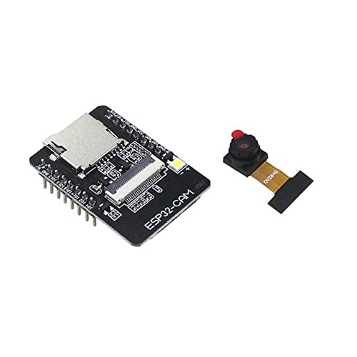 Jikoiuty ESP32-CAM-Entwicklungsplatine + OV2640-Kameramodul-Set 520 KB + 4 MB PSRAM 32 Mbit WiFi + Bluetooth Ultra Low Powers IoT- 5 V Jikoiuty ESP32-CAM-Entwicklungsplatine + OV2640-Kameramodul-Set 520 KB + 4 MB PSRAM 32 Mbit WiFi + Bluetooth Ultra Low Powers IoT- 5 V von Jikoiuty