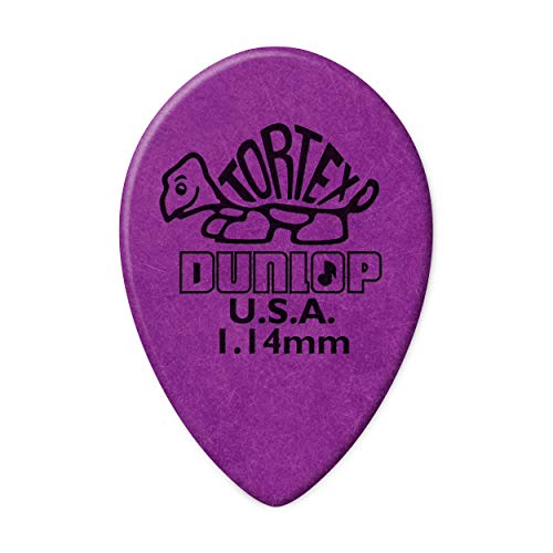 Dunlop 423r60 Tortex Plektren, 0,60 mm, kleine Träne, 1,14 mm von Jim Dunlop