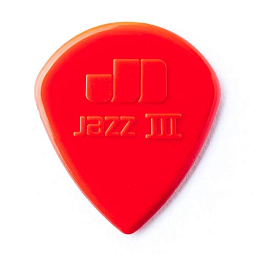 Dunlop 47P3N Plektren für Gitarre, Rot, 6 Stück von Dunlop