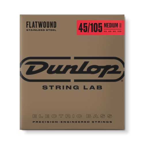 JIM DUNLOP - DBFS45105M - Bass-Saiten - Flatwound medium 45-105 JIM DUNLOP - DBFS45105M - Bass-Saiten - Flatwound medium 45-105 von Jim Dunlop