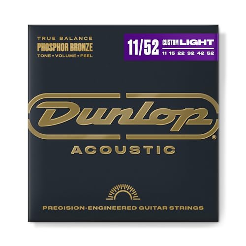 Dunlop DAP1152 Phosphor Medium Light 11-52 Akustikgitarrensaiten von Jim Dunlop