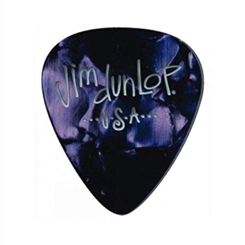 Dunlop DL P 0106 483P13 H Genuine Celluloid Classic Pick (12 Stück) purple von Jim Dunlop