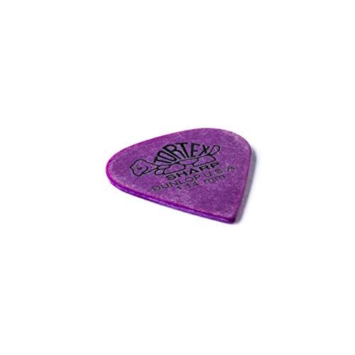 Dunlop Tortex Sharp 114 lila (12 Stück) von Dunlop
