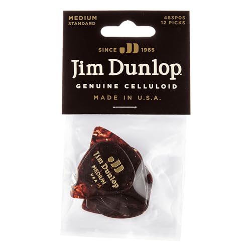 Genuine Plektrum medium Shell 483, 12er-Set von Dunlop