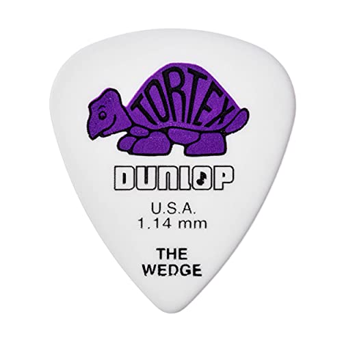 JIM DUNLOP Plektrum Tortex Wedge 1,14mm 12 Stück von Jim Dunlop