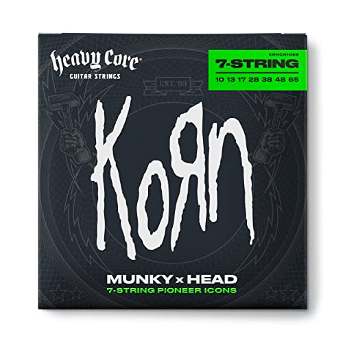 Jim Dunlop Core Korn Gitarrensaiten 10/65-7 Stück, KRHCN1065, nickel von Jim Dunlop