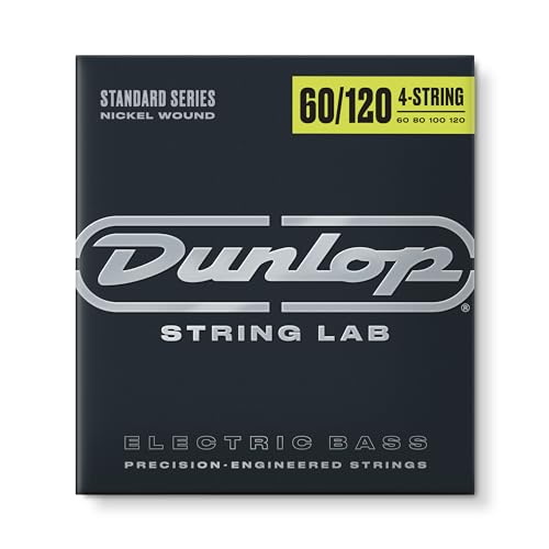 JIM DUNLOP - DBN60120 - Bass-Saiten - Nickel Wound Bass Guitar 60-120 extra heavy drop von Jim Dunlop