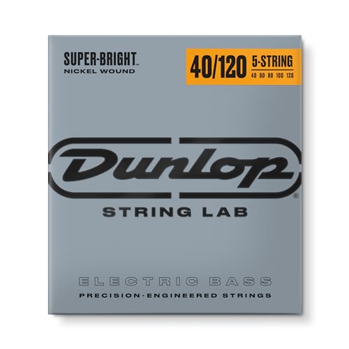 Jim Dunlop DBSBN40120 Superhelle Nickel-Basssaite Lt-5 / Kontrabass von Jim Dunlop
