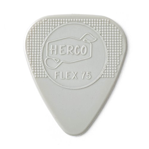 Jim Dunlop of 6 Holy Grail Nylon Flex 75 picks, HE777P, Natural von Jim Dunlop