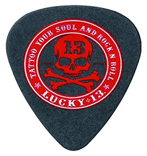 Lucky 13 Series II, Beutel mit 36#12 Rock N Roll, schwarz, 1,00 mm von Jim Dunlop