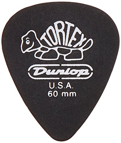 Médiators Jim Dunlop 0,60mm Tortex Pitch Black 0,60mm sachet de 12 von Jim Dunlop