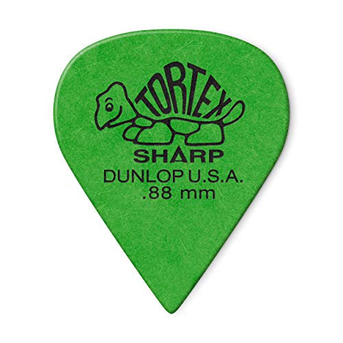 Médiators Jim Dunlop 0,88mm Tortex Sharp 0,88mm sachet de 12 von Jim Dunlop