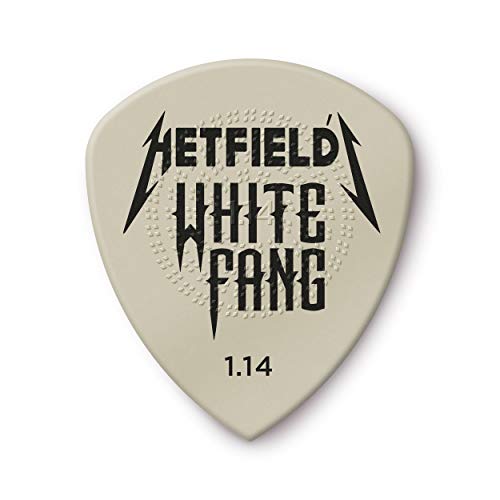 JIM DUNLOP Plektrum Ultex Hetfield's White Fang 1,14mm 4 Stück, Weiß JIM DUNLOP Plektrum Ultex Hetfield's White Fang 1,14mm 4 Stück, Weiß von Jim Dunlop