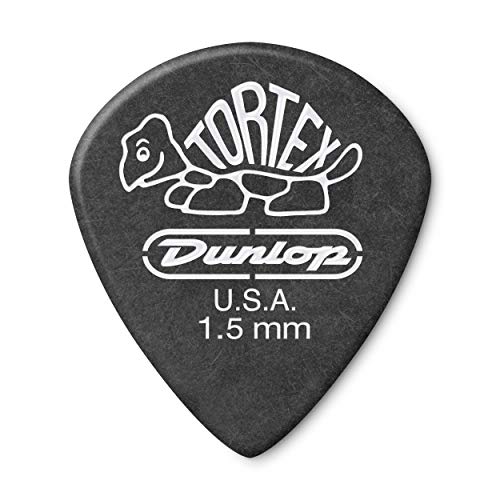 JIM DUNLOP Plektrum Tortex Pitch Black Jazz III 1,50mm 72 Stück von Jim Dunlop