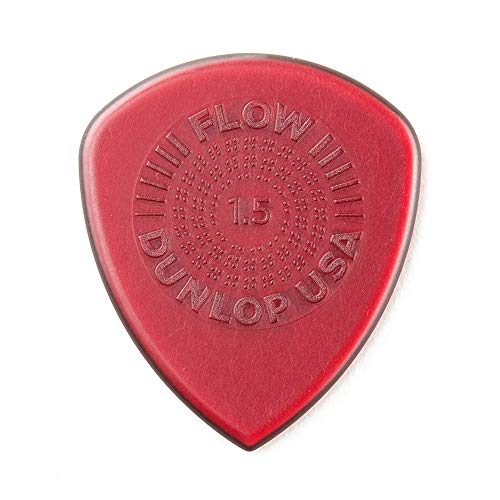 Jim Dunlop Flow 549R1.5 Gitarrenplektren, Standardgriff, 1,5 mm von Jim Dunlop