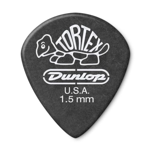 Médiators Jim Dunlop 1,50mm Tortex Pitch Black Jazz III 1,50mm sachet de 12 von Jim Dunlop