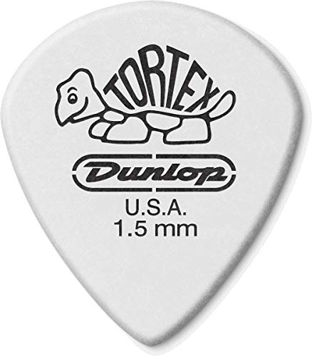 Médiators Jim Dunlop 1,50mm Tortex White Jazz III 1,50mm sachet de 72 von Jim Dunlop