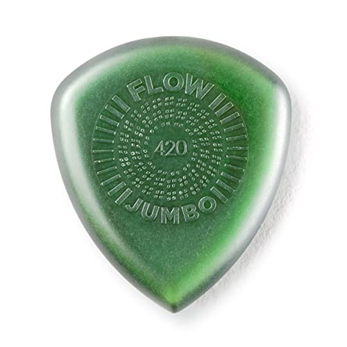 Médiators Jim Dunlop 4,2mm Flow Jumbo Grip 4,2mm sachet de 12 von Jim Dunlop