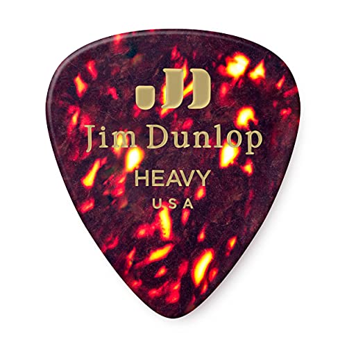 Médiators Jim Dunlop Heavy Genuine Celluloid Shell Heavy sachet de 12 von Jim Dunlop