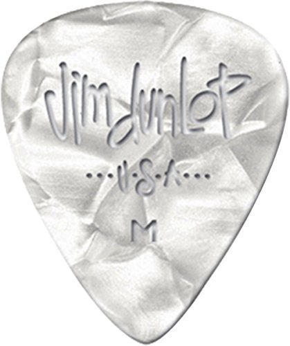 JIM DUNLOP Plektrum Genuine Celluloid Classic, 12 Stück, Perlweiß, Flexibel JIM DUNLOP Plektrum Genuine Celluloid Classic, 12 Stück, Perlweiß, Flexibel von Jim Dunlop