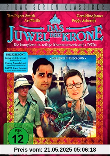 Das Juwel der Krone (The Jewel in the Crown) - Die komplette 14-teilige Abenteuerserie (Pidax Serien-Klassiker) [4 DVDs] von Jim O'Brien