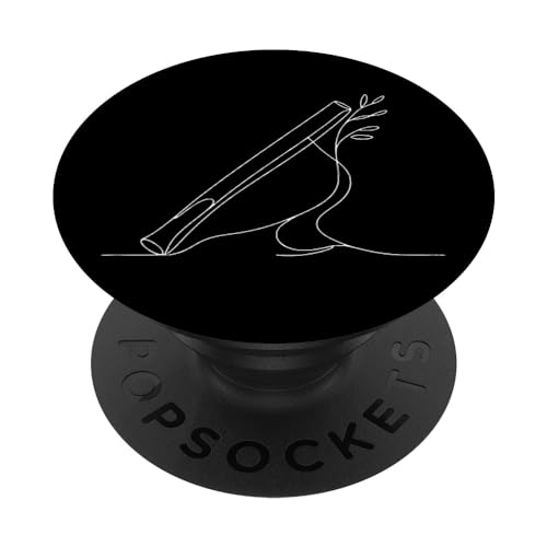 Didgeridoos Line Art für Musiker Didgeridoo PopSockets Klebender PopGrip von Jimbeels
