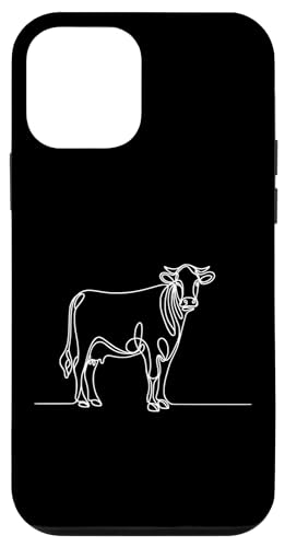 Hülle für iPhone 12 mini Elegante Linienkunst, einfaches Zeichnen, Kunstwerk, Kuh Hülle für iPhone 12 mini Elegante Linienkunst, einfaches Zeichnen, Kunstwerk, Kuh von Jimbeels