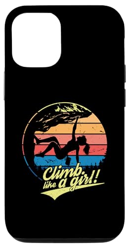 Hülle für iPhone 13 Klettern wie ein Mädchen | Kletterinnen | Boulderinnen von Jimbeels