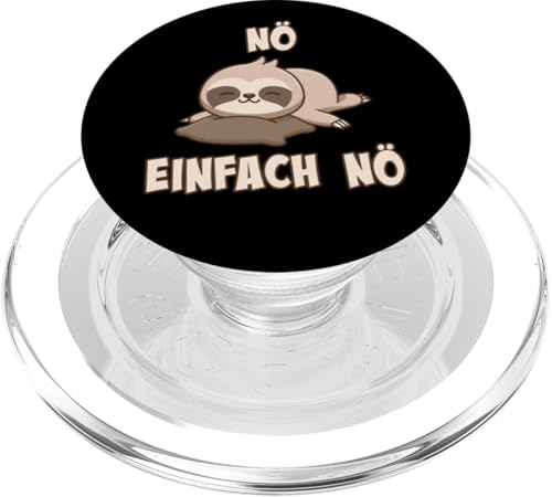 NÖ Faultier Lustiger Cooler Spruch Faule für Jungs & Mädchen PopSockets PopGrip für MagSafe von Jimbeels