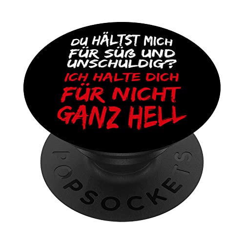 Süß und unschuldig Freche Mädchen Sprüche Teenager Spruch PopSockets mit austauschbarem PopGrip von Jimbeels