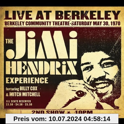 Live at Berkeley von Jimi Hendrix