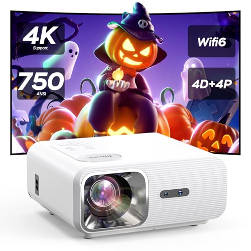 AI Auto Focus/Auto 4D Keystone Projektor 4K WiFi6 Bluetooth 28000 Lumen Full-HD 1080P Jimveo 4K Projektor Unterstützung Zoomfunktion Heimkino mit Vermeidung von Objekten Anpassung Display für AI Auto Focus/Auto 4D Keystone Projektor 4K WiFi6 Bluetooth 28000 Lumen Full-HD 1080P Jimveo 4K Projektor Unterstützung Zoomfunktion Heimkino mit Vermeidung von Objekten Anpassung Display für von Jimveo