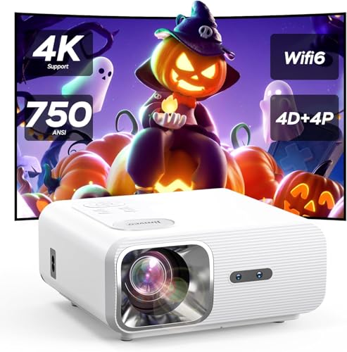 Beamer 4K KI Auto Fokus Auto 4D Trapezkorrektur Jimveo 25000L Full HD 1080P Unterstützt 4K Beamer Heimkino WiFi6 Bluetooth Smart Beamer Projector 50% Zoom 300 ''Display Led Outdoor Handy Projektor Beamer 4K KI Auto Fokus Auto 4D Trapezkorrektur Jimveo 25000L Full HD 1080P Unterstützt 4K Beamer Heimkino WiFi6 Bluetooth Smart Beamer Projector 50% Zoom 300 ''Display Led Outdoor Handy Projektor von Jimveo