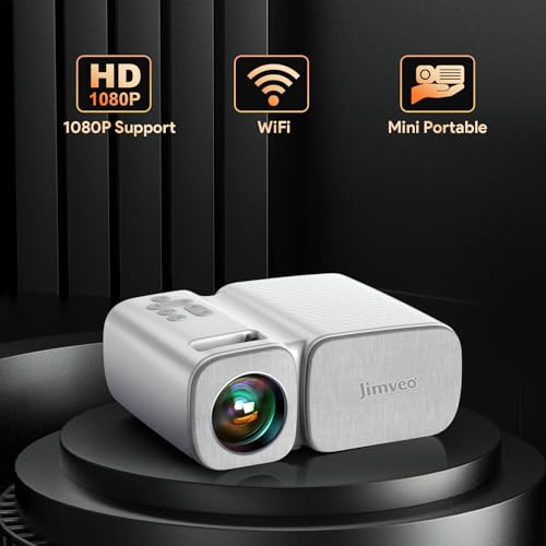 Beamer-Jimveo15000L 1080p Full HD B eamer 250''Display Mini Projektor LCD Heimkino/Outdoor/Kompatibel mit TV Stick/X-Box/DVD/Laptop/Smartphone Kleiner Beamer Beamer-Jimveo15000L 1080p Full HD B eamer 250''Display Mini Projektor LCD Heimkino/Outdoor/Kompatibel mit TV Stick/X-Box/DVD/Laptop/Smartphone Kleiner Beamer von Jimveo