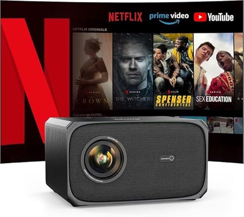 Beamer【Official Netflix & Dolby Audio】 Jimveo Beamer 4K Unterstützt 26000LM 800ANSI Autofokus/Trapezkorrektur HD 1080P Hindernisvermeidung Projektor mit WiFi6 Bluetooth Heimkino Beamer für HDMI/USB Beamer【Official Netflix & Dolby Audio】 Jimveo Beamer 4K Unterstützt 26000LM 800ANSI Autofokus/Trapezkorrektur HD 1080P Hindernisvermeidung Projektor mit WiFi6 Bluetooth Heimkino Beamer für HDMI/USB von Jimveo
