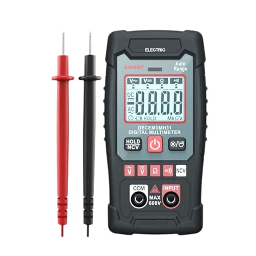 Digital Multimeter Tester, Volt Messgerät | Hochvorbereitete Intelligent Tester,AC DC -Stromspannungsmesser, AMP, OHM, Diode, Kapazität, Frequenz, Widerstand für die Automobilreparatur Digital Multimeter Tester, Volt Messgerät | Hochvorbereitete Intelligent Tester,AC DC -Stromspannungsmesser, AMP, OHM, Diode, Kapazität, Frequenz, Widerstand für die Automobilreparatur von Jingmiger