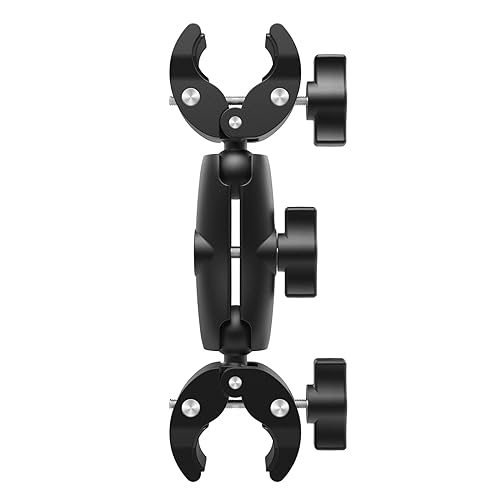Jinlaili Kamera Klemme Halterung, Kamera Doppelklemme, Action-Kameras Halterungen mit 360° Doppelkugelkopf, Klemme Halterung für Gopro Cam Reflektor Regenschirm Selfie Stick Fahrradlenker (9CM) Jinlaili Kamera Klemme Halterung, Kamera Doppelklemme, Action-Kameras Halterungen mit 360° Doppelkugelkopf, Klemme Halterung für Gopro Cam Reflektor Regenschirm Selfie Stick Fahrradlenker (9CM) von Jinlaili
