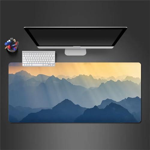 Jinmer Gaming Mauspad XXL 600x400x2mm Groß Mauspad mit Rutschfester Gummibasis,Verbessert Präzision und Geschwindigkeit Schreibtischunterlage für Laptop, PC - Nebelberge Jinmer Gaming Mauspad XXL 600x400x2mm Groß Mauspad mit Rutschfester Gummibasis,Verbessert Präzision und Geschwindigkeit Schreibtischunterlage für Laptop, PC - Nebelberge von Jinmer