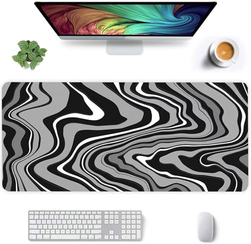 Jinmer Gaming Mauspad XXL 700x300x2mm Groß Mauspad mit Rutschfester Gummibasis,Verbessert Präzision und Geschwindigkeit Schreibtischunterlage für Laptop, PC - Grau Schwarz Weiß Jinmer Gaming Mauspad XXL 700x300x2mm Groß Mauspad mit Rutschfester Gummibasis,Verbessert Präzision und Geschwindigkeit Schreibtischunterlage für Laptop, PC - Grau Schwarz Weiß von Jinmer