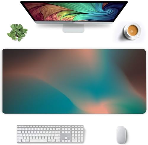 Jinmer Gaming Mauspad XXL 800x400x2mm Groß Mauspad mit Rutschfester Gummibasis,Verbessert Präzision und Geschwindigkeit Schreibtischunterlage für Laptop, PC - Blau Braun Jinmer Gaming Mauspad XXL 800x400x2mm Groß Mauspad mit Rutschfester Gummibasis,Verbessert Präzision und Geschwindigkeit Schreibtischunterlage für Laptop, PC - Blau Braun von Jinmer