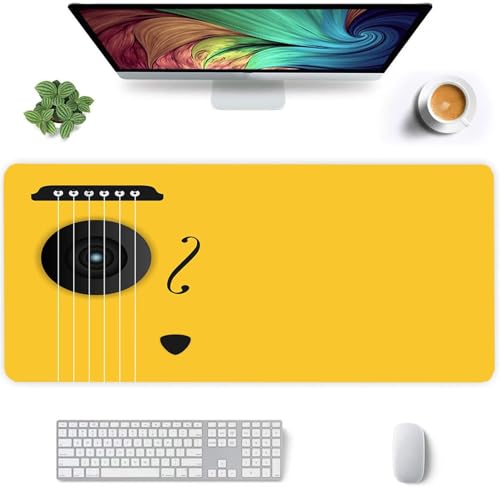 Jinmer Gaming Mauspad XXL 900x400x3mm Groß Mauspad mit Rutschfester Gummibasis,Verbessert Präzision und Geschwindigkeit Schreibtischunterlage für Laptop, PC - Gelbe Streichmusik Jinmer Gaming Mauspad XXL 900x400x3mm Groß Mauspad mit Rutschfester Gummibasis,Verbessert Präzision und Geschwindigkeit Schreibtischunterlage für Laptop, PC - Gelbe Streichmusik von Jinmer