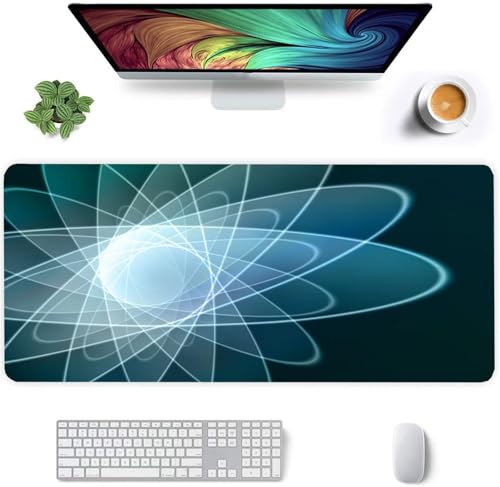 Mauspad Abstrakte Blumen,Mauspad XXL 1200 x 600 x 2mm Gaming Mousepad, Vernähte Kanten Mousepad,mit Anti-Rutsch für PC, Laptop Mauspad Abstrakte Blumen,Mauspad XXL 1200 x 600 x 2mm Gaming Mousepad, Vernähte Kanten Mousepad,mit Anti-Rutsch für PC, Laptop von Jinmer