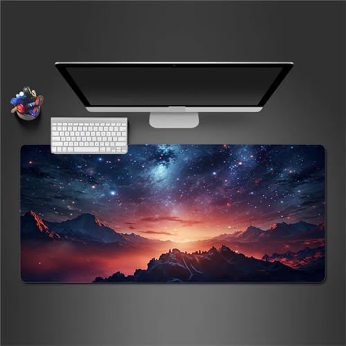 Mauspad Traumberg,Mauspad XXL 800 x 400 x 2mm Gaming Mousepad, Vernähte Kanten Mousepad,mit Anti-Rutsch für PC, Laptop Mauspad Traumberg,Mauspad XXL 800 x 400 x 2mm Gaming Mousepad, Vernähte Kanten Mousepad,mit Anti-Rutsch für PC, Laptop von Jinmer