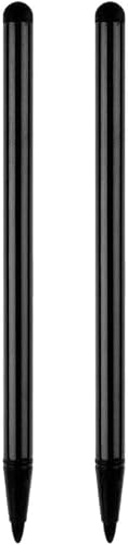 2 schwarze Stylus-Stifte für Touchscreens, Stylus-Stift Universal-Touchscreen-Stifte für alle kapazitiven Touchscreen-Geräte, kapazitiver Stylus kompatibel für iPad, Touchscreen-Smartphones 2 schwarze Stylus-Stifte für Touchscreens, Stylus-Stift Universal-Touchscreen-Stifte für alle kapazitiven Touchscreen-Geräte, kapazitiver Stylus kompatibel für iPad, Touchscreen-Smartphones von Jinshining
