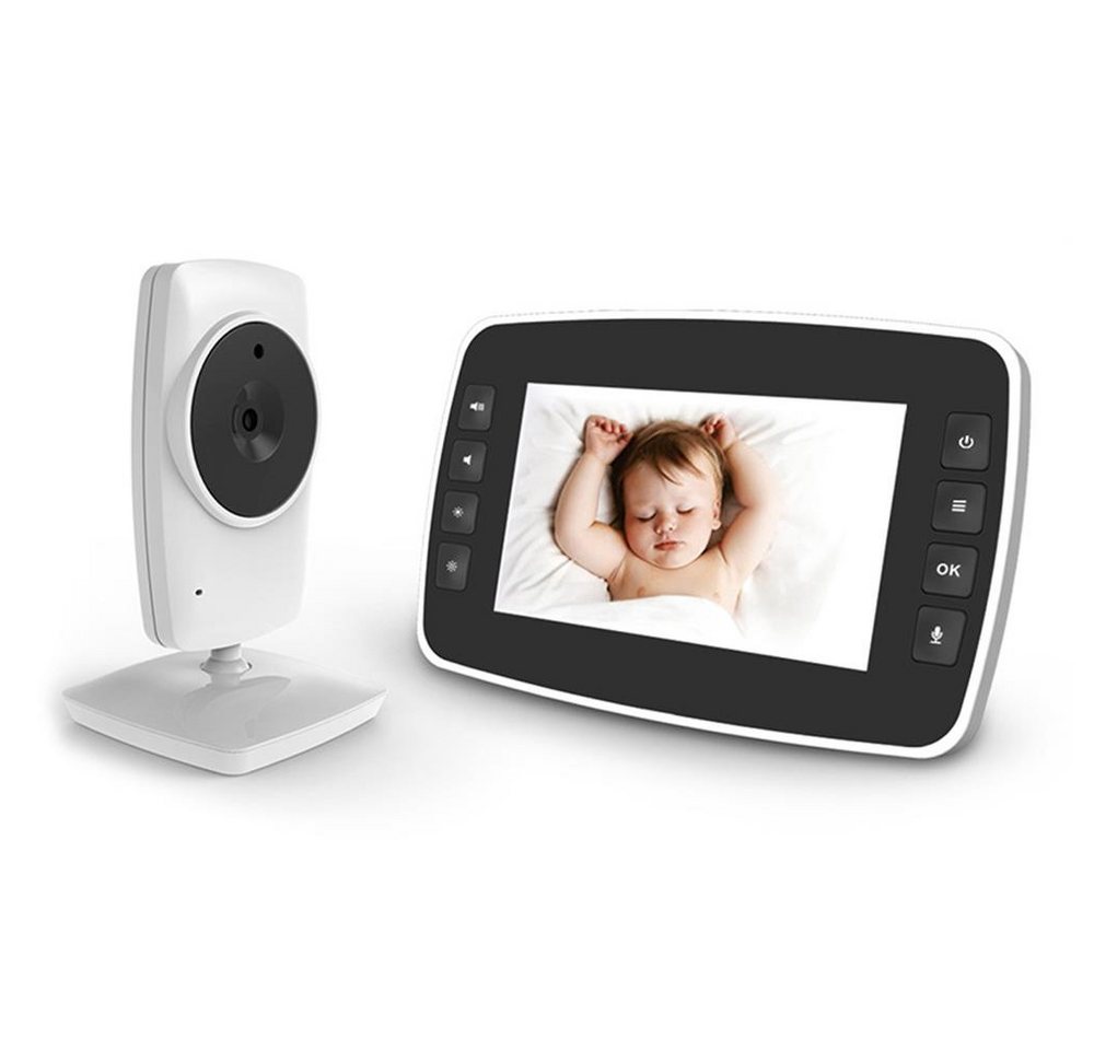 Jioson Babyphone Babyphone mit Kamera 4.3 Digital Funk Drahtloser Video Baby Monitor, 1-tlg., 2-Wege-Audio, VOX Modus, Nachtsicht, Temperatursensor" von Jioson